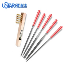 Dụng Cụ Mô Hình Đồ Chơi UA-90690 Usta 5 Chiếc Bàn Chải Vệ Sinh Dây Đồng Hình Bán Nguyệt Hình Tròn Hình Tam Giác Hình Vuông Bán Sỉ - Product Image 2