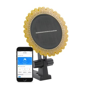 Capteur de pluie et de lumière solaire Zigbee WiFi Tuya, recharge solaire, détecteur d'eau de pluie en temps réel, contrôlé par l'application Smart Life, pour maison et extérieur H140 - Product Image 1