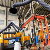 Bras robotisé de soudage SPE-705 avec extraction de poussière : Purifie l'air et assure un soutien efficace au soudage pour la fabrication automobile