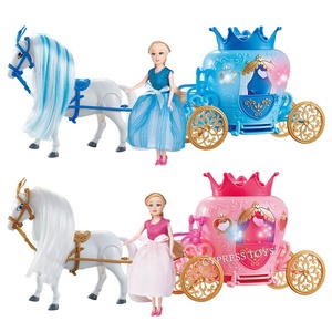 Jouet Enfant Battery Operated Princess <strong>Carriage</strong> <strong>Toy</strong> Doll <strong>Horse</strong> <strong>Carriage</strong> <strong>Toys</strong> With Sound <strong>and</strong> Light - Product Image 3