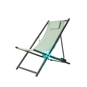 Venta al por mayor al aire libre marco de aluminio <span class=keywords><strong>Terraza</strong></span> Jardín Hotel <span class=keywords><strong>terraza</strong></span> con almohada sillas de playa - Product Image 3