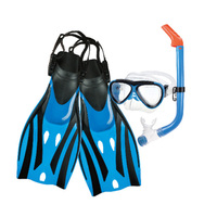 Prix de gros : Ensemble d'équipement de plongée professionnel pour enfants, masque de plongée, palmes de plongée à lame courte et kit de plongée avec tuba pour enfants