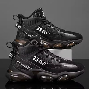 Zapatillas Deportivas de Baloncesto para Hombre, Otoño Invierno, Transmisión en Vivo, Fibra Superfina, Transpirables, Antideslizantes, Estilo Casual, a la Moda - Product Image 2