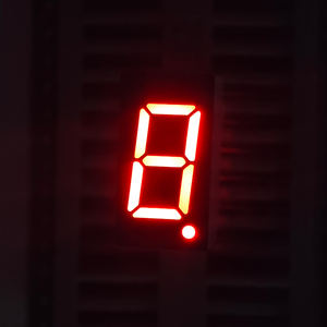 Afficheur LED 7 segments 0,36 pouce 1 chiffre lumière rouge haute luminosité, dispositif électronique miniature attrayant pour comptage numérique à valeur unique - Product Image 2