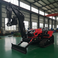 Pengiriman Gratis Rotary Tiller 50 HP Poros Transmisi Penggerak Crawler Rotary Tiller Kebun Buah Rotary Tiller Lahan Kering Harga Rotary Tiller