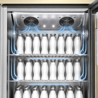 Machine de Fermentation Laitière Intelligente Rebirth à Double Porte pour Yaourt aux Fruits 42 ℃   Fermentation pour les salons de thé et les cafés