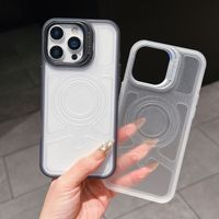 Dernière Nouveauté : Coque de Téléphone Magnétique Transparente et Colorée en TPU+PC, Tendance et de Qualité Supérieure pour iPhone 18/17 Pro Max