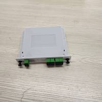 Répartiteur optique PLC à cassette FTTH 1x4 LGX à branchement rapide, connecteurs SC/APC/SC/UPC, perte d'insertion 10,6 dB, 1260-1650 nm, boîtier ABS