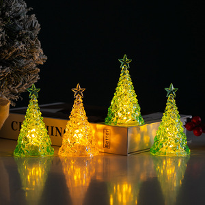 Christmas Decoration Battery Operated <b>Mini</b> Luminous <b>Xmas</b> <b>Tree</b> Night Light Props for <b>Xmas</b> Party Decorations - Product Image 4