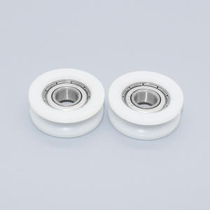 Roulements 608ZZ fournis par le fabricant, rouleaux en forme de U revêtus de plastique et de caoutchouc, rails de guidage, poulies, roues de guidage - Product Image 3