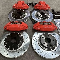 Kit de Frenos de Alto Rendimiento con Caliper de 4 Pistones AP5200 para vw Golf Mk5 Mk6 gti Mk7 E46 E90 Accesorios para Automóviles hyundai Santafe 2019