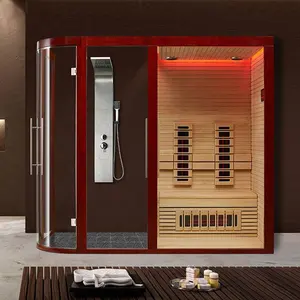 Vente chaude Douche à vapeur personnelle Sauna Combo Spa Baignoires Sauna Chambres hammam sauna vapeur humide