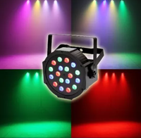 Projecteur de scène professionnel pour mariage 18x3W Slim Flat Par Light 18pcs DMX LED Flat Par DJ Uplight