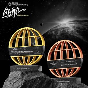 Nuevos Trofeos <span class=keywords><strong>y</strong></span> Medallas Personalizados de Aleación de Aluminio con Diseño de Tierra, Impresión UV para Premios de Honor a Personal <span class=keywords><strong>y</strong></span> Equipos Destacados, Reuniones Anuales - Product Image 2