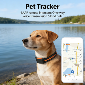 Collar con Rastreador GPS para Mascotas USMILEPET, Resistente al Agua IP67, Rastreo en Tiempo Real, Monitoreo de Actividad y Voz Bidireccional para Perros y Gatos - Product Image 4