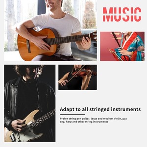 Limpiador de cuerdas Prefox de 128 mm, lápiz para el cuidado de cuerdas de guitarra, violín, piano e instrumentos de cuerda. - Product Image 3
