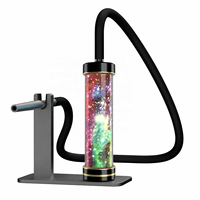 Nouvelle conception de chicha électrique rechargeable sans charbon, chicha électrique portable avec emballage cadeau 20mg 60k