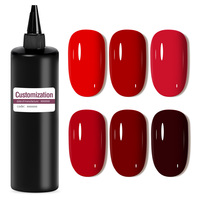 AILANUO Fournitures pour techniciens ongulaires en marque blanche, vente en gros, vernis gel UV LED VEGAN, collection de 6 couleurs, Esmalte En Gel Semipermanentes