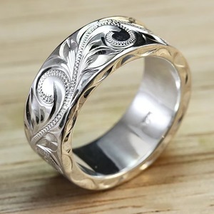 Anello con Motivo a Foglie in Rilievo per Donne, Elegante Gioiello da Dito alla Moda per Uso Quotidiano, Viaggi e Regalo - Product Image 1