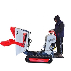 Bán Hot mini theo dõi Dumper khả năng chịu tải <span class=keywords><strong>800kg</strong></span> Mini Lift Dumper mini bánh xích Dumper - Product Image 1