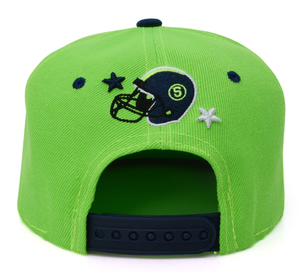 <span class=keywords><strong>Gorra</strong></span> Deportiva Personalizada con Diseño Exclusivo SS26 Seattle New Leader Downtown Football SEA Helmet S Lime, <span class=keywords><strong>Gorra</strong></span> <span class=keywords><strong>de</strong></span> Béisbol con Cierre a Presión del Equipo <span class=keywords><strong>de</strong></span> Fútbol Urbano - Product Image 5