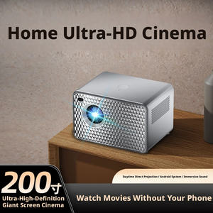 โปรเจคเตอร์พกพาใหม่ โฮมเธียเตอร์ Ultra <span class=keywords><strong>HD</strong></span> 1080p ฉายภาพจากสมาร์ทโฟน จอโปรเจคเตอร์สำหรับบ้านและหอพัก - Product Image 2