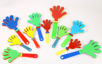 Werbeartikel Bunte Plastik-Klatschklöppel mit Eigenem Logo, Lärmmacher für Fußballfans