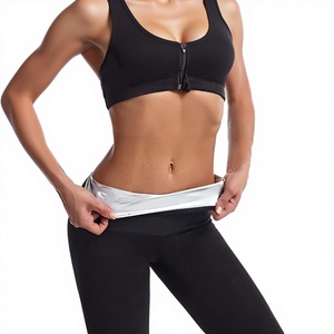 Gilet de sudation Deeplan pour femme, manches courtes, en fibre de polyester, séchage rapide, effet sauna, maintien de la chaleur, compression, gaine amincissante pour l'entraînement - Product Image 3