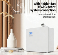 Diffuseur de parfum commercial de grande capacité 1000ML pour système HVAC, avec panneau tactile en acrylique et conception de verrouillage de sécurité