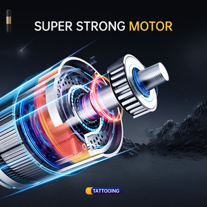 เครื่องสักไร้สายรุ่นใหม่ 1800mAh ปากกา 3 สี แบตเตอรี่แบบชาร์จได้ สำหรับงานศิลปะบนร่างกาย อุปกรณ์มืออาชีพ - Product Image 6
