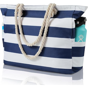 Bolsas de Playa Grandes para Mujer, con Cierre, Impermeables, Resistentes a la Arena, para Piscina, Tipo Tote, Muestra Gratis - Product Image 6