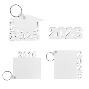 Llaveros de MDF para Sublimación - 3mm, Personalizables, para Impresión por Transferencia de Calor, para Regalos Personalizados y Decoración - Product Image 2