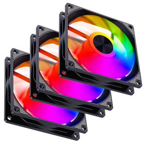 Snowman 120mm argb CPU Fan Hot Bán máy tính Màu Đen Quạt làm mát 1500rpm 4pin PWM im lặng thủy lực mang bao gồm nhựa - Product Image 1