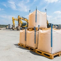 Sac de chantier Bagster pour déchets de jardin et de construction, fabricant de sacs industriels, sacs robustes, sacs de 1 tonne, grand sac en vrac