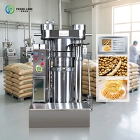 Mini-ligne de production d'huile de tournesol et d'arachide vierge à pression à froid double vis automatique