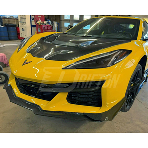 Nuevas Alerones Delanteras de Fibra de Carbono Completamente Visibles para Chevrolet Corvette C8 Z06 Z07 y E-Ray 2020-2026, Fijación con Tornillos - Product Image 4