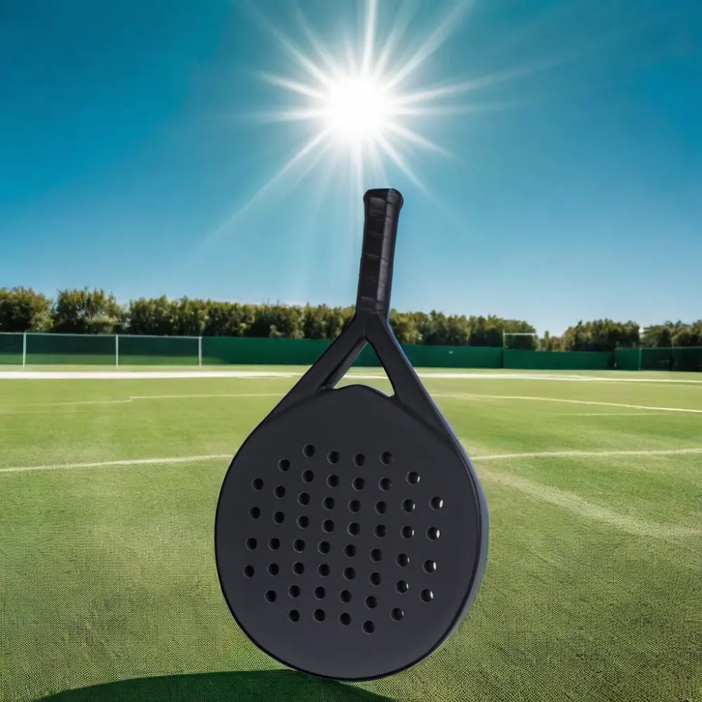 Raquete de tênis Padel em fibra de carbono com design personalizado 3K 12K 18K