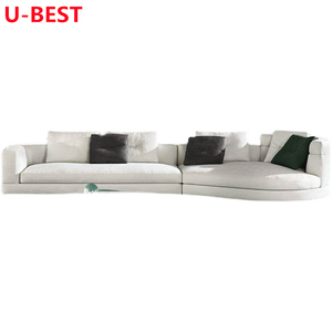 Sofá Esquinero de Cuero Italiano U-best, Combinació<span class=keywords><strong>n</strong></span> de Sofá, Canapé, Divá<span class=keywords><strong>n</strong></span>, Kanepe, Bankstel, Sofy, Muebles para Sala de Estar - Product Image 1
