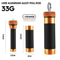 7.4cm 33g outil de pêche 3 couleurs ligne de pêche tirant tige en alliage d'aluminium anti-dérapant Plling plus serré noeud Pesca accessoires