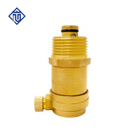 Vanne de purge d'air automatique verticale en laiton filetée DN25 pour radiateur de chauffage et conduite d'eau