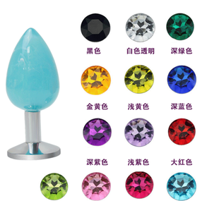 2024 New Edelstahl <span class=keywords><strong>Anal</strong></span> Plug Metall schöne Schmuck Erweiterung <span class=keywords><strong>Anal</strong></span> Butt Plug Liebe Kristall Erwachsenen Sexspielzeug - Product Image 5