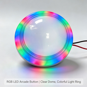 Botón LED Jumbo de 120 mm con Luz RGB, Interruptores de Botón Iluminados Momentáneos de 12 V para Máquinas de Juegos que Funcionan con Monedas - Product Image 2
