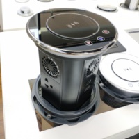 Prise de courant de table intelligente motorisée Wif Prise de courant américaine de table Prise de charge électrique sans fil pour la maison, le bureau et la cuisine