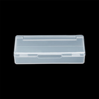Mini boîtes de rangement carrées en plastique transparent avec couvercle pour accessoires, bijoux et emballage de bouchons d'oreilles