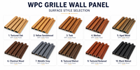 Panel de Pared Exterior ASA 100 de WPC, Perfil Estrecho, Revestimiento para Cercas de Jardín y Patio, WYRAX