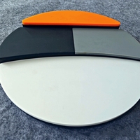 4 Oberflächen 12 Zoll Practice Drum Pad Silent Practice Pad zum Trommeln mit verschiedenen Spielflächen