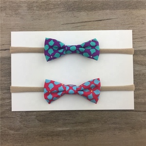 Di Vendita superiore Del Bambino Accessori Dei <span class=keywords><strong>Capelli</strong></span> Della Ragazza Floreale Stampato Scuola Dell'arco Dei <span class=keywords><strong>Capelli</strong></span> Per La Promozione - Product Image 4