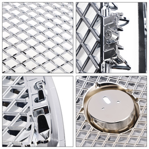 กระจังหน้าสไตล์ XF-R สำหรับ Jaguar XF <span class=keywords><strong>2012</strong></span> 2013 2014 2015โครเมียม - Product Image 5