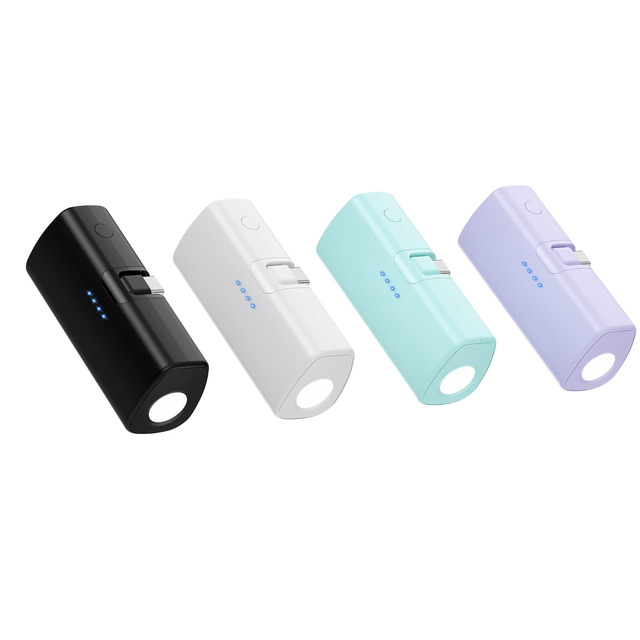 Mini Portable Charger for iPhone 5200mAh,20W PD Fast Charging Power Bank for iPhone, Ultra-Compact Battery Pack Travel