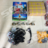 Máquina de Juegos Arcade SQX Mini, Operada con Monedas, Modelo Mario-01, Metálica, Juego Completo, Soporte en Inglés, 1 Año de Garantía, 110/220V